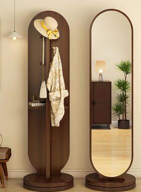 旋转试穿镜全落地镜家用卧室衣挂衣帽架身镜BUZ子一体衣镜立式可