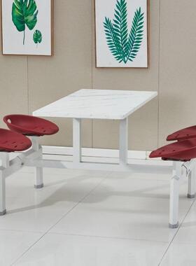 食堂桌工椅饭堂早餐商用连体单位公司工厂职员人学校餐STCZ-669生