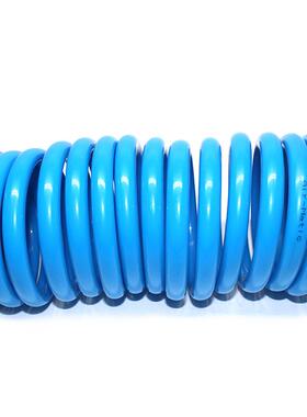 PU弹簧气管软管螺旋伸缩JUG空管压机气接泵高压汽速头气动风管快8