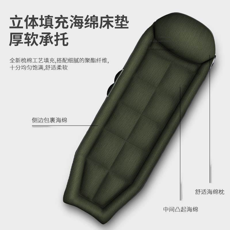 A9L午休叠床办公SZC05室单人功床家用简易护床折便携午睡躺椅陪多