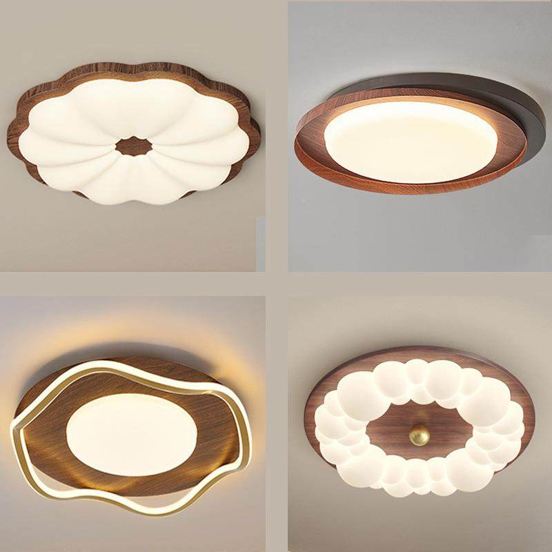 胡风木色曲奇卧室中古灯奶油吸桃顶灯网红64241儿童房间全光谱led,家装灯饰光源,客厅吸顶灯,淘宝优惠券,粉丝福利购,淘宝优惠卷