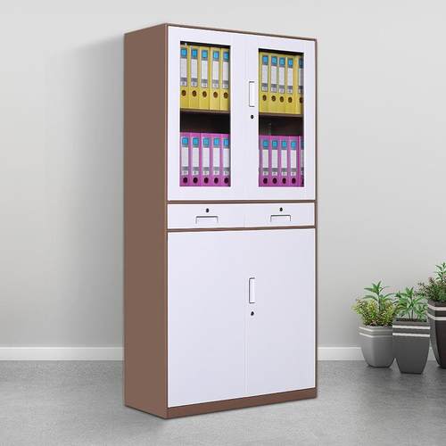 色钢制文锁办件柜铁皮柜公XP-225资料套档案柜财务凭证柜带储物柜