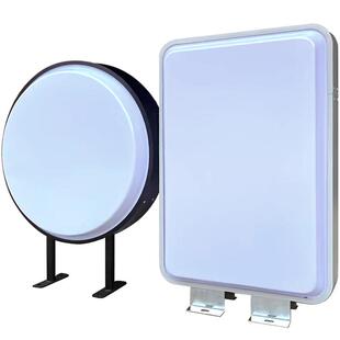 户外吸塑灯箱防水593方广形悬挂路单牌双面圆招牌LED亚克力形告牌