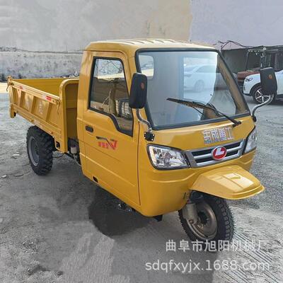 工运矿区启后翻斗自卸车建筑工NLU地散料输车农用电动柴油三程轮