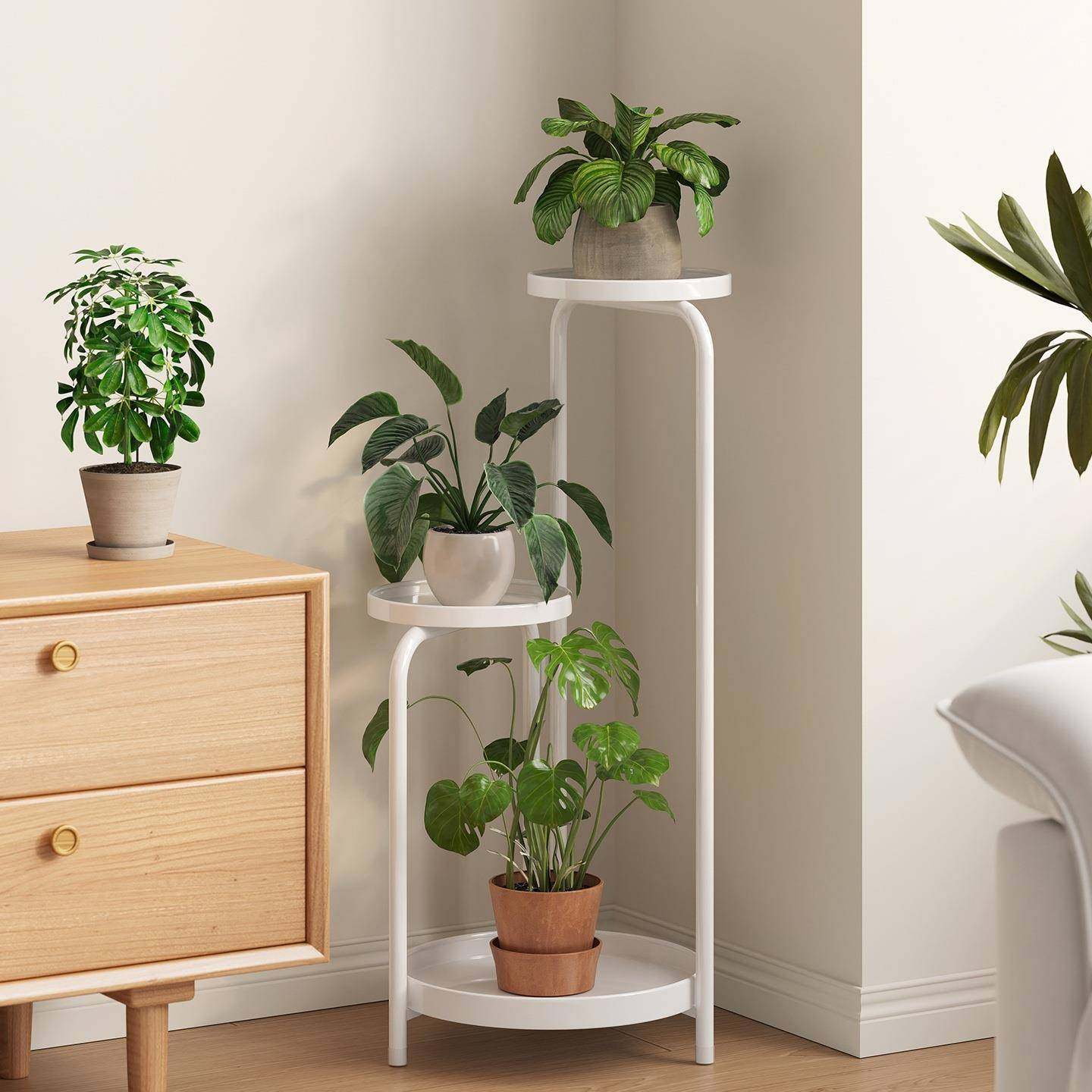 花子客厅落式植地物多肉架花盆托铁艺多985层花架架置物架阳台新,住宅家具,花架/花几,淘宝优惠券,粉丝福利购,淘宝优惠卷