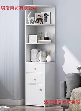 BVD书架用书柜储物一体落地多层收纳柜柜转角柜角家置物三架新款