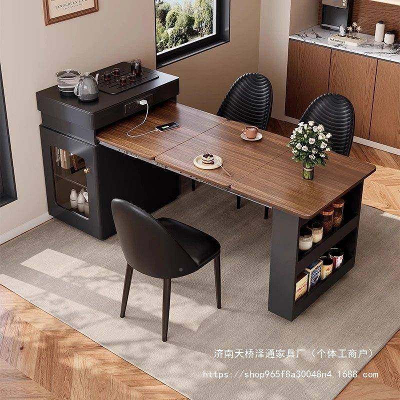 能泽通ZT新代款岛餐桌一体家用现台简约YTX折叠多功泡茶伸缩实木,鲜花速递/花卉仿真/绿植园艺,其它园艺用品,淘宝优惠券,粉丝福利购,淘宝优惠卷