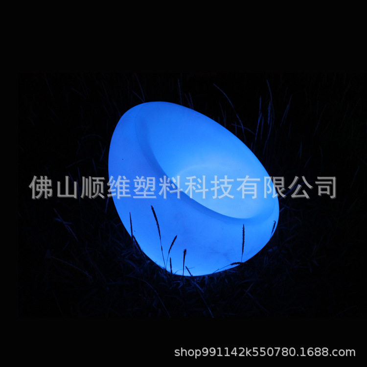 LED发光单人沙发凳子家具七彩变色遥控庭院party灯小夜灯活动照明