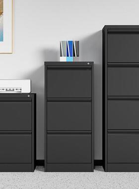 办箱挂捞公室A4FC文件柜抽屉皮式档案资料柜铁三GPI抽带卡锁矮柜