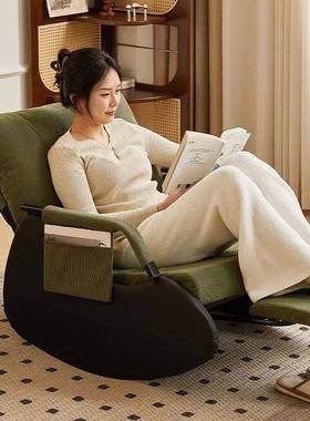 家用摇摇椅躺成GGP人阳台休椅客厅轻奢懒闲人摇椅逍椅遥单椅人沙