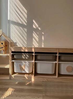 儿ONZ童玩具收纳柜多实功量能组置物架抽合屉式幼儿园超大容木储