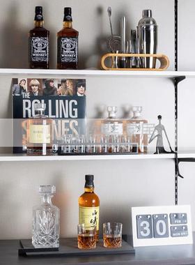 酒店售楼部酒柜P-52013-餐边柜日式威士样装饰酒酒具具板忌间道厨