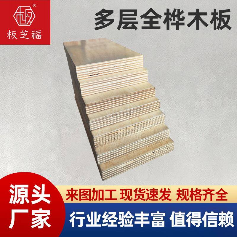 E生NF环181保态板多层桦木板海胶洋板防水板实木多层板具家衣柜合