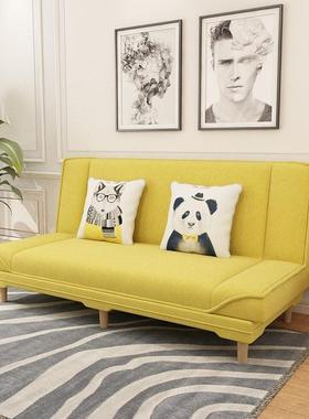 沙发叠小型出租房懒可折沙发床两用卧室简易沙发户客KTA厅人经济