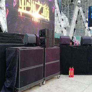 广东专业舞台线阵音响设备大型舞演活动台514灯出光备音响设供