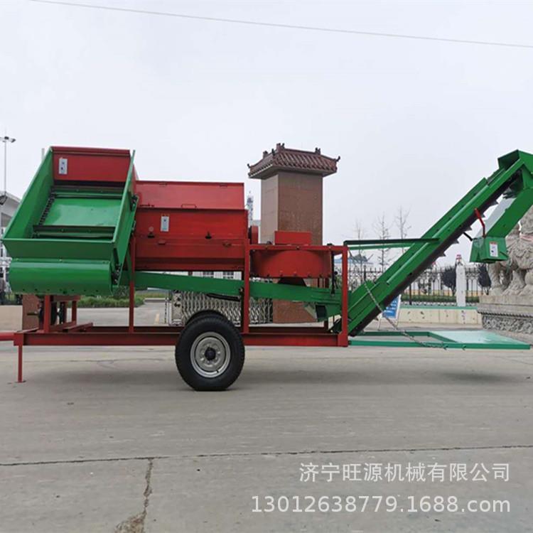 花无REP破花损生摘果去机干鲜花生秧机柴油牵引生摘果机