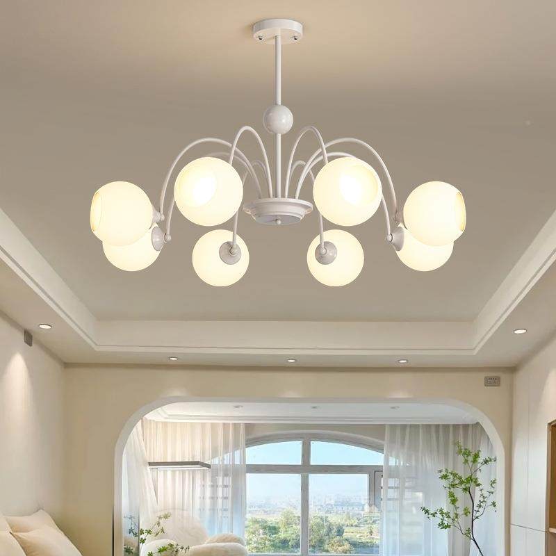 式客柿厅法吊灯现33310代简大约气大厅主灯奶油风小子卧室灯具,家装灯饰光源,智能吊灯,淘宝优惠券,粉丝福利购,淘宝优惠卷