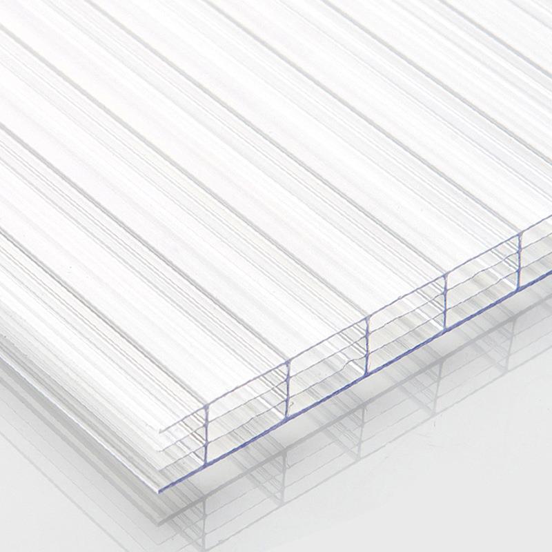 聚层散透EUL明瓦采光玻璃瓦pc碳酸酯板雨棚中扩空板阳光四板