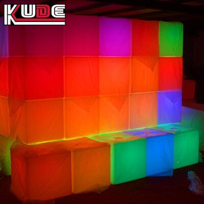销居LED立体方块七彩防水户外发HSY光热凳家舞台活动方装饰灯具