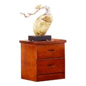 实木抽床头柜代简约现收纳樟木宿舍双卧香室整装 储物柜955小户型