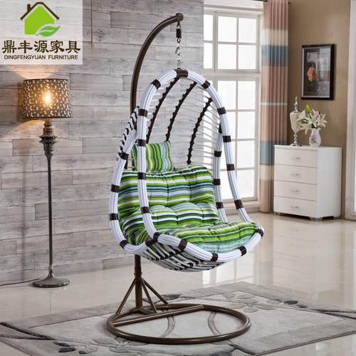 户外秋千吊椅摇人篮编椅创意单鸟巢吊篮休秋千椅闲D-011粗藤制家