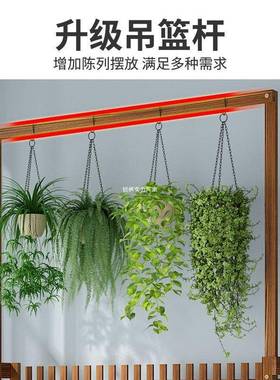 防花腐木多层客厅不变形阳台花架子阶梯式移动架防蛀固86650耐稳