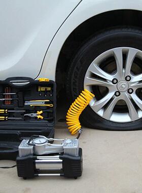 金属双车载充气泵工具大功率高压缸便箱携式越野38812V汽车打气车