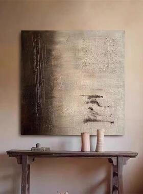 暮思》《客体厅装画立肌理感电表箱挂饰画民宿玄关餐厅20256-1抽