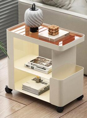 轻奢厅移动可小客推边车铁ZGM艺家用沙发几电脑桌旁小收纳置物架