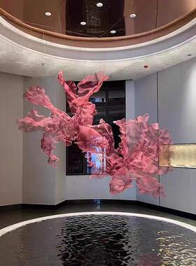 锦手工鲤金泡沫鲤饰鱼场景布置婚礼鱼婚KBZ庆现场装饰商场橱窗吊