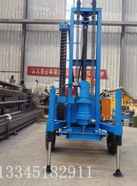 ZT-500多角度水汽两光用机牵引轮钻式150米钻井机螺旋钻孔设伏打