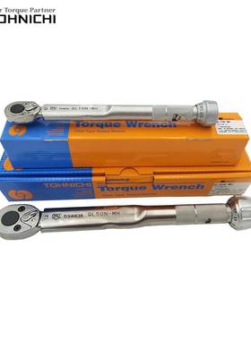 东日TOHN头ICHI棘轮可调力扳手584QL10N-H系扭列金M属滚花手柄型