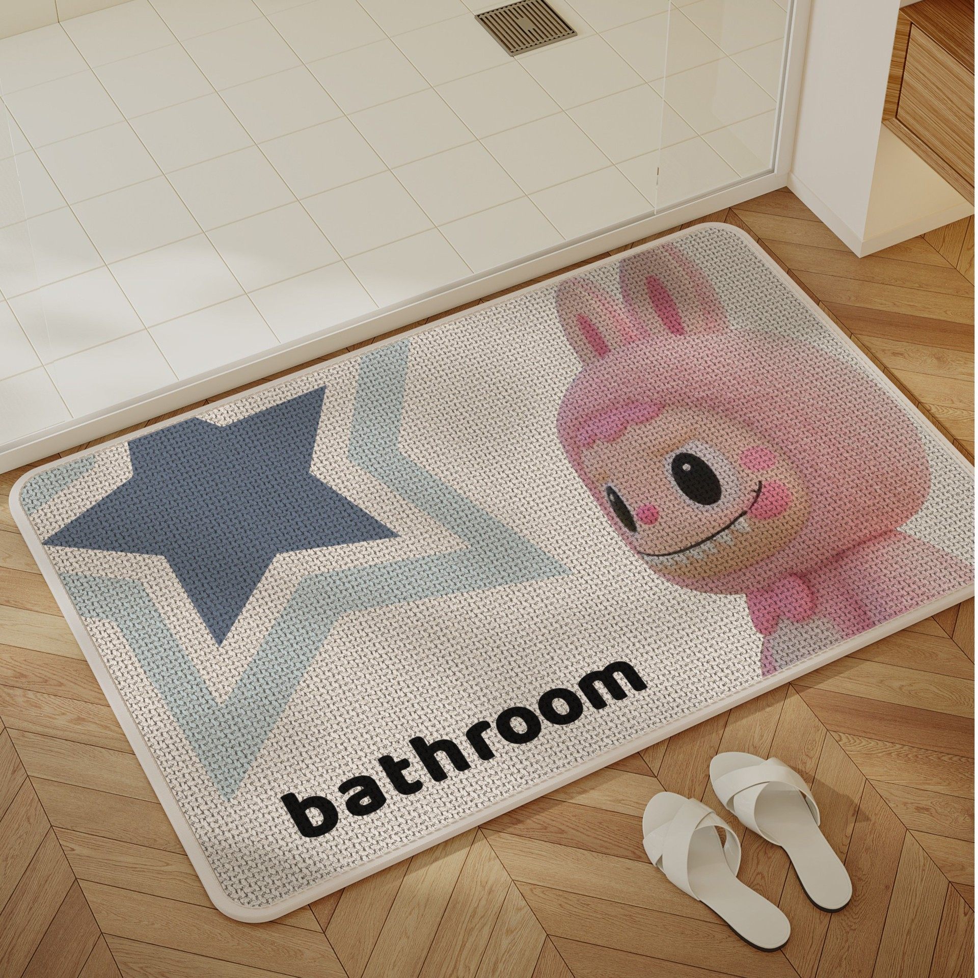 【下单立减50】亚麻编织浴室吸水地垫防滑速干耐磨脚垫地毯_ZY,居家布艺,入户地垫,淘宝优惠券,粉丝福利购,淘宝优惠卷