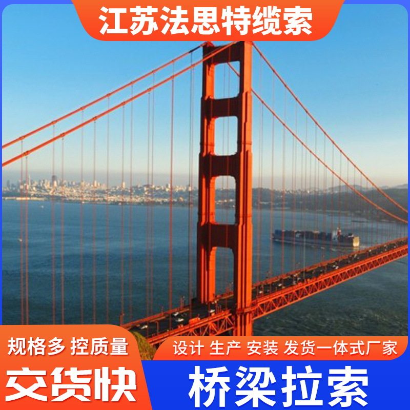 公路桥梁吊索预应力桥梁施工加固不锈钢桥梁拉索钢拉杆斜拉索