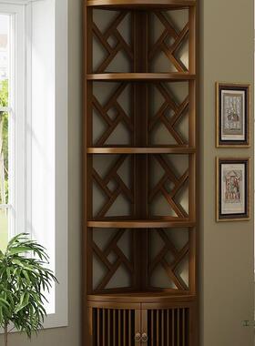 转柜角置三物架书架客厅转EEL柜墙角角柜餐厅角落柜沙发角柜边角