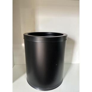 黑色圾桶锈钢30VSV4开口不无垃盖现风代家用酒店厨房垃圾桶直销