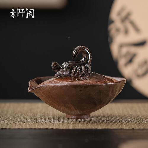 BL002木阡阁意日式工茶具茶壶手创柴烧陶瓷手抓壶泡茶清器女性小