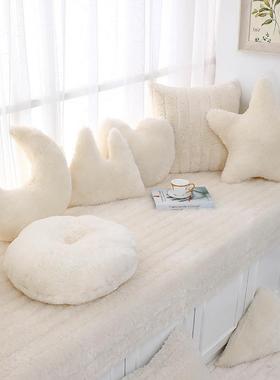 韩式长绒毛飘窗垫窗垫台儿童房装TB-60733饰防滑落地窗台垫阳垫四