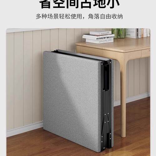 折叠人床家用单床简易午休小便携一加米成人宿舍床双JXW人床硬板