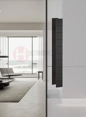 合铝酒店大门FRQ玻璃门办公推室双开门木门拉门铝板拉手门金把手