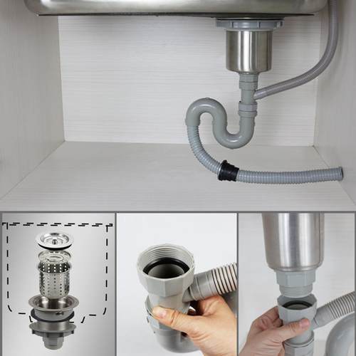 天力厨房水槽全钢大提笼口径185mm钢304Z6020C00不锈带水套装Z026