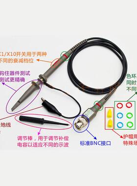 探头0P6000系列x~x1示表表笔P6020/6020MHz-1波00MHz衰减100倍示1