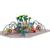 户爬儿TX 50491攀爬组合童拓展训练健身运网动外器材多功能攀爬架