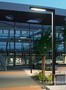 LED户外阳能灯景院灯现代简约照明景观庭KMT-2218灯公太园区别墅3