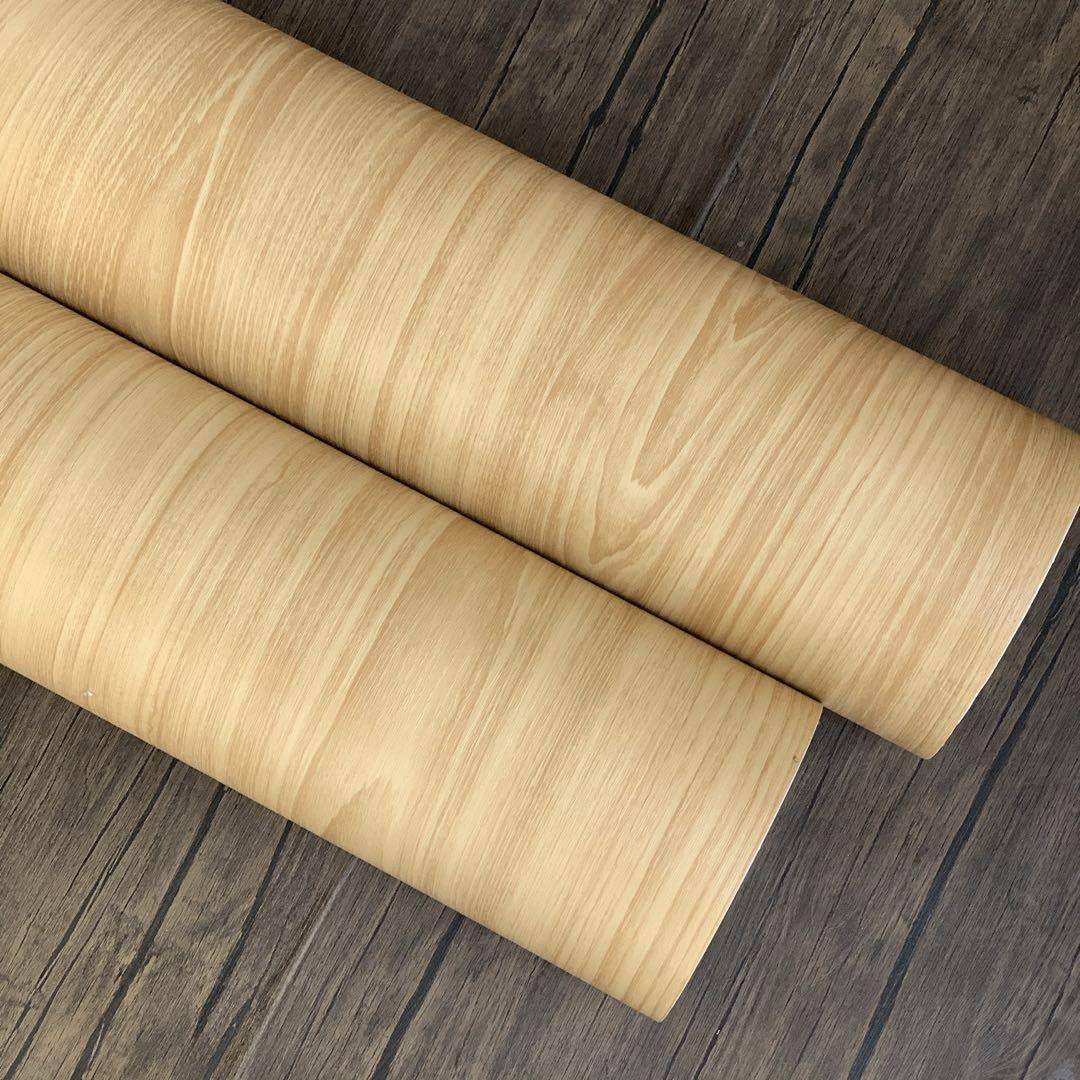 加厚杉木纹饰家具贴纸木纹自粘墙纸面装800饰壁膜纸波音软片