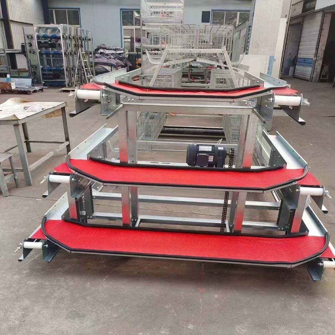 全自动阶梯鸡蛋厂笼子动养殖场鸡舍用CLU工阶梯型自鸡笼热镀锌材