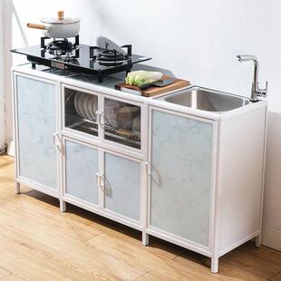 简易橱柜家厨房柜子出租房灶台用柜柜组MDB装餐具收不锈碗钢水纳
