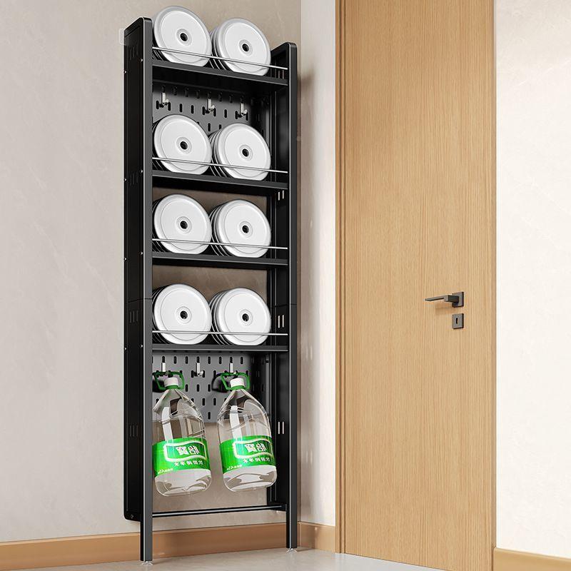 449YTV卫间门后置物生架落地多洞洞板夹缝层超薄玄关缝隙浴室极窄