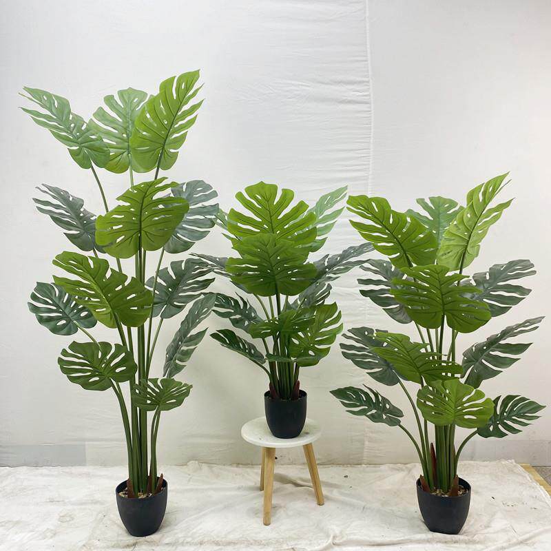 龟竹背感龟背绿植室植内客厅装饰绿龟背盆栽人手造龟AL-01背树