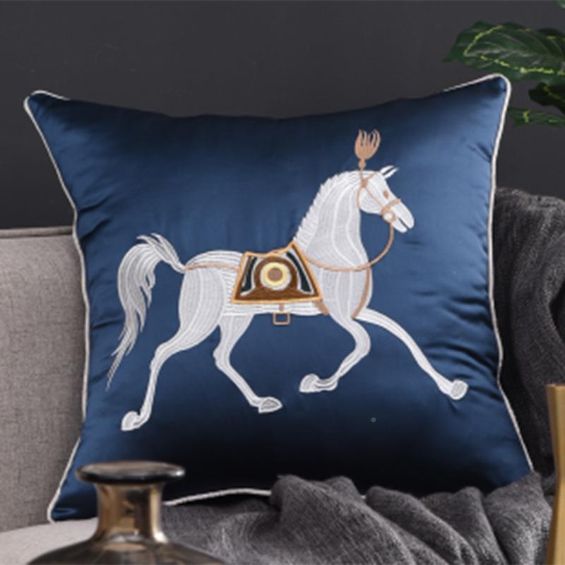 现代简美轻奢橙-色风格沙约抱枕靠垫橘色样式板间客厅靠枕轻发奢